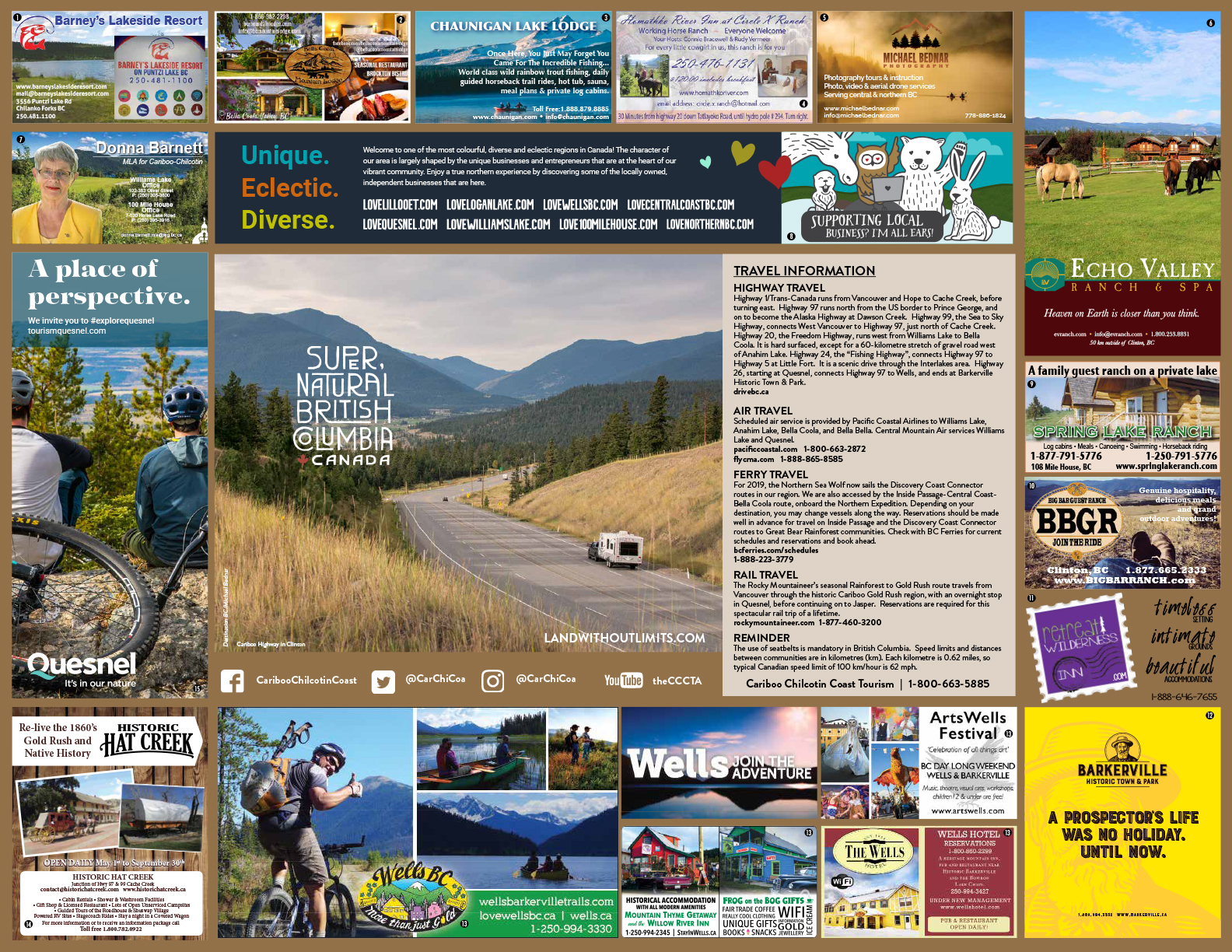 Cariboo Chilcotin Coast Map